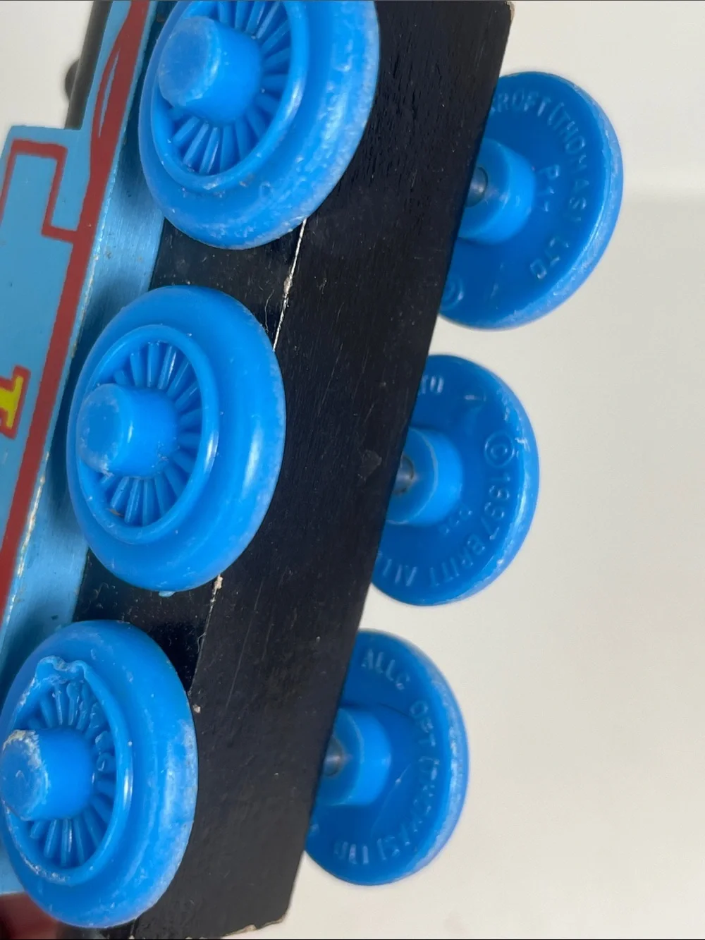 Hard at Work Sad Face THOMAS #1 Tank Engine Himself Wooden Railway Train 1998